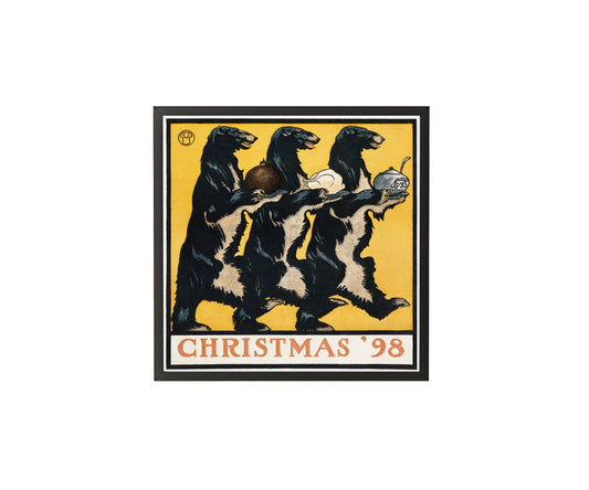 Vintage Christmas '98 (1898) by Edward Penfield - Get Instant Art