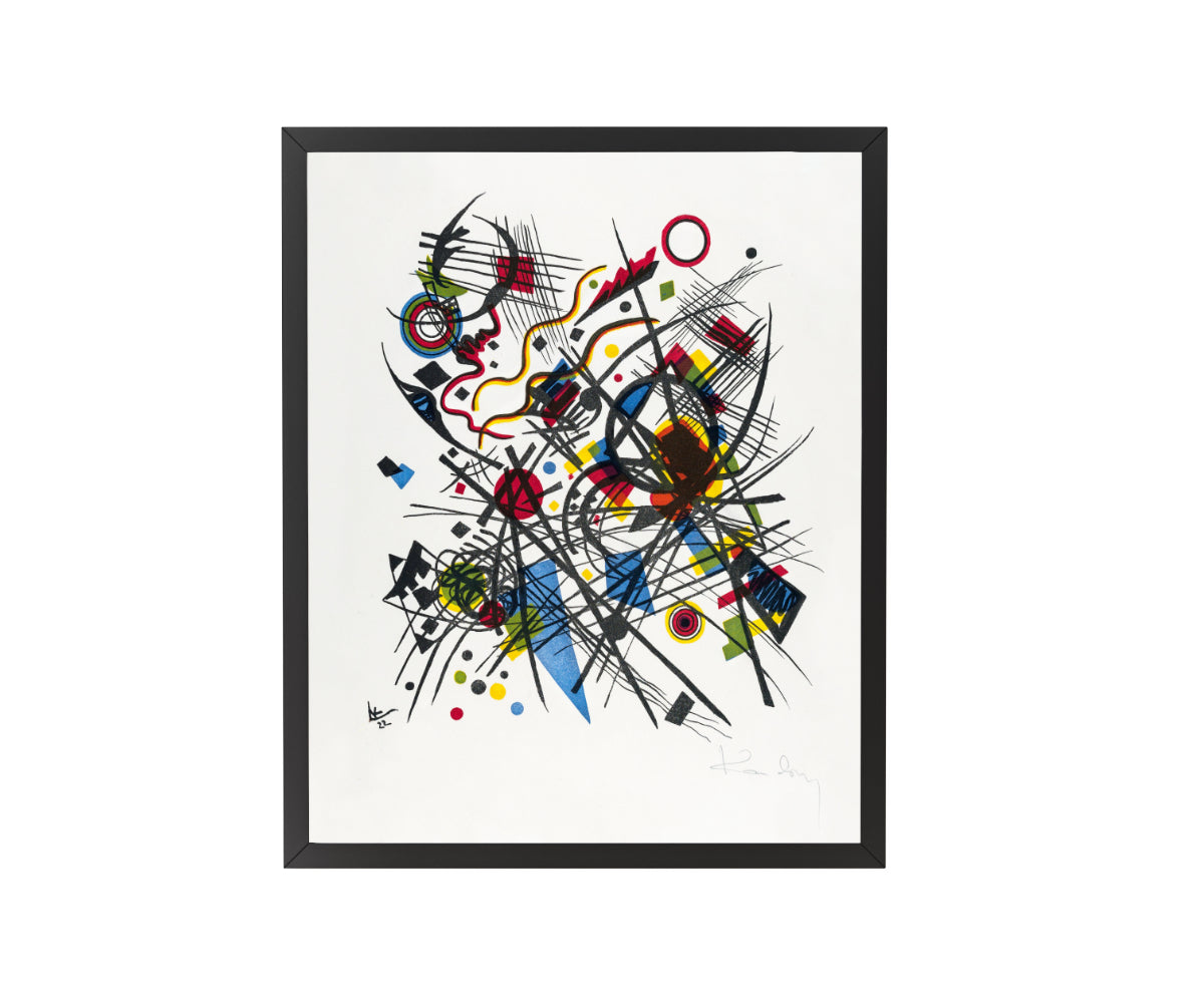 Lithographie fur die Vierte Bauhausmappe by Wassily Kandinsky (1922) - Get Instant Art